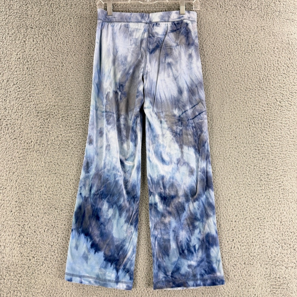 Mudd Velour Lounge Set Kids 14‎ Blue Tie Dye Vintage Y2K Wide Leg Drawstring - Picture 9 of 15